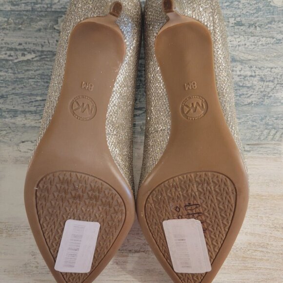 MICHAEL KORS MK-FLEX KITTEN PUMP GLITTER - Picture 11 of 13